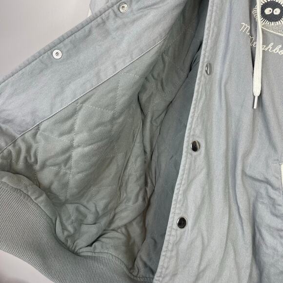 Hot Topic Studio Ghibli My Neighbor Totoro Icons Varsity Patch Jacket Mens L - Picture 8 of 17